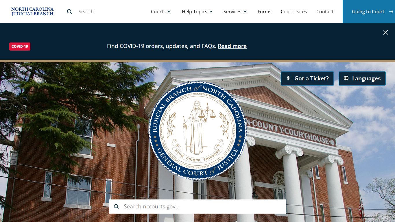 Court Dates | North Carolina Judicial Branch